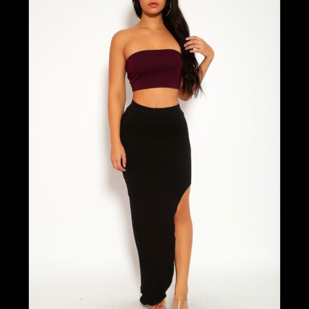 asymmetrical boho flowy skirt π - Picture 1 of 4